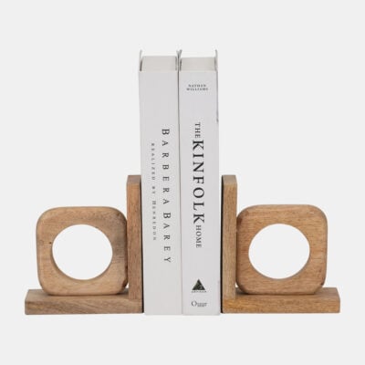 Set of Wooden Bookends