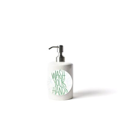 White Dot Mini Soap Pump