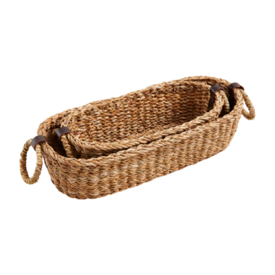Sea Grass Bread Basket Set