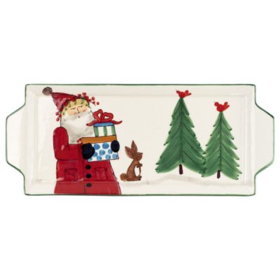 Old St Nick Rectangular Platter