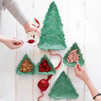 Lastra Holiday Tree Small Platter