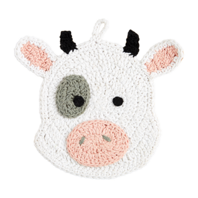Farm Animal Crochet Trivet