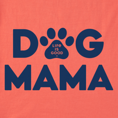 Life is Good Women's Dog Mama Crusher-LITE Vee