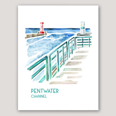 Custom Pentwater Channel Notecards