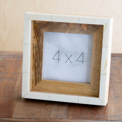 Wood Ivory Picture frame