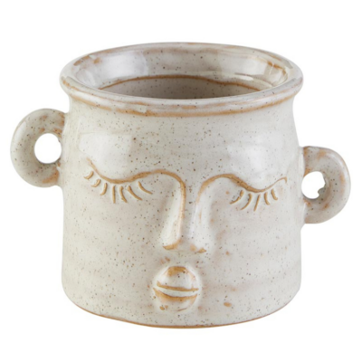 Ceramic Face Pot