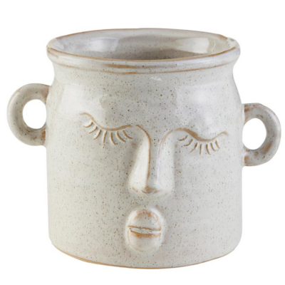 Ceramic Face Pot