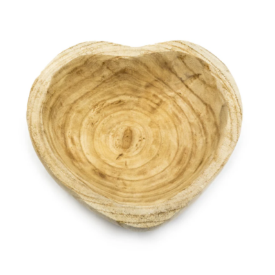 Heart Shaped Wooden Bowl by Sugarboo & Co