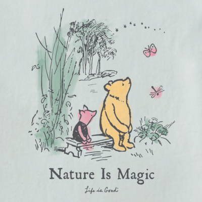 Women's Winnie & Piglet Nature is Magic Life is Good