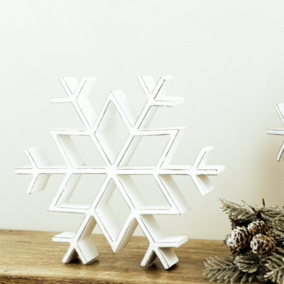 White Wash Snowflake 12