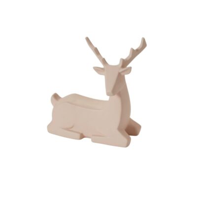 Light-Pink Minimal Deer Figurine 7