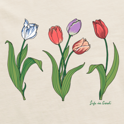 Women's 3 Genuine Tulips Crusher Tee