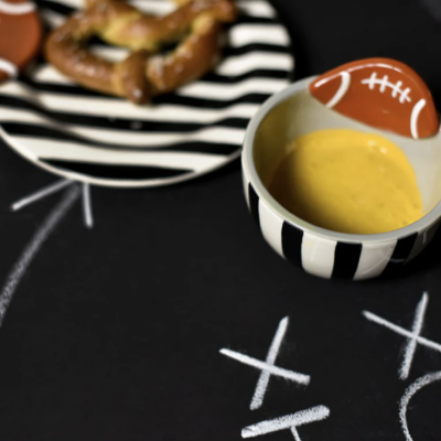 Football Bowl by Happy Everything