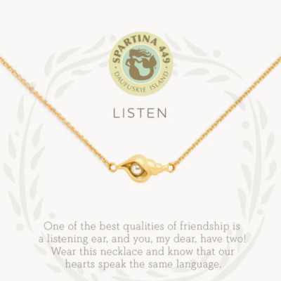 Sea La Vie Listen Necklace