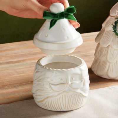 Santa Christmas Canister