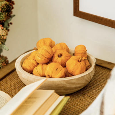 Dried Orange Mini Pumpkins