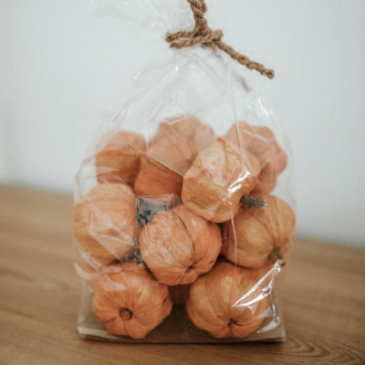 Dried Orange Mini Pumpkins