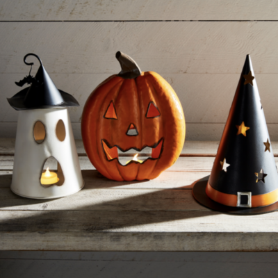 Hat Halloween Tin Lanterns