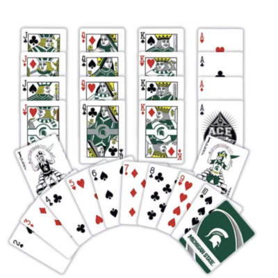 Michigan State Spartans Playing Cards