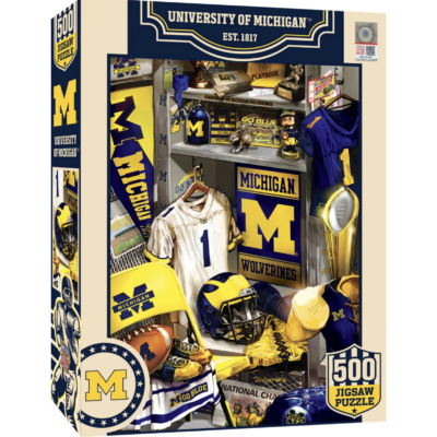 Michigan Wolverines Locker Room 500 Piece Puzzle