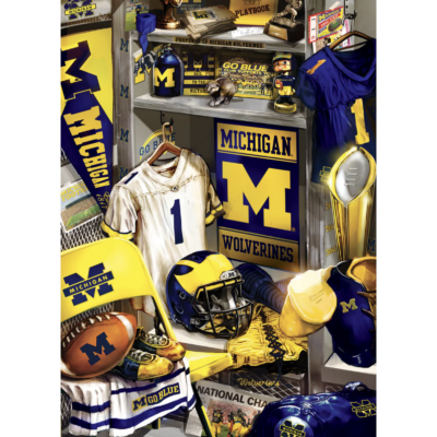 Michigan Wolverines Locker Room 500 Piece Puzzle