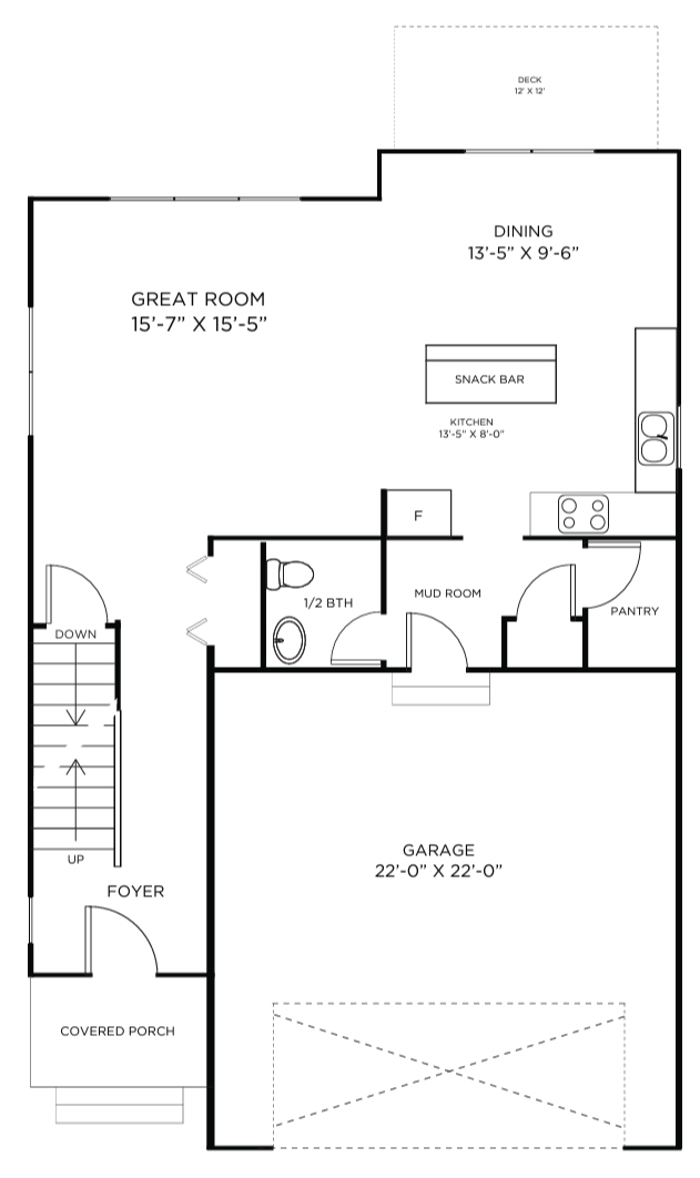 basswood first floor plan