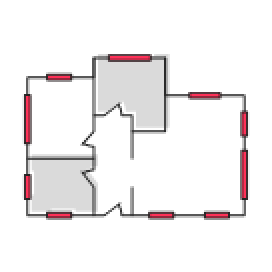 BIM Floorplan coloricon