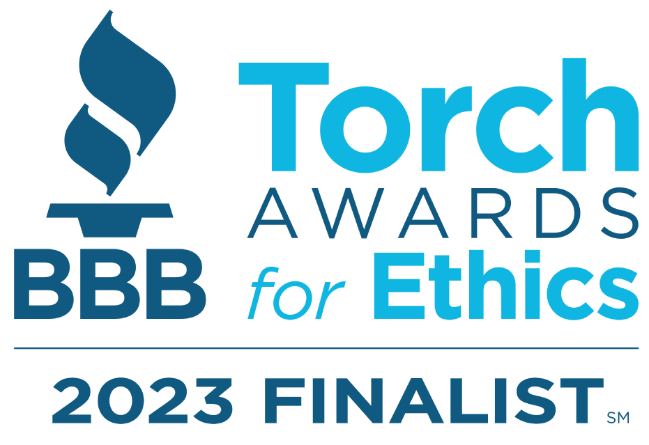 BBB torch awards for excellence finalist logo