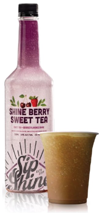 shine berry bottle and cup