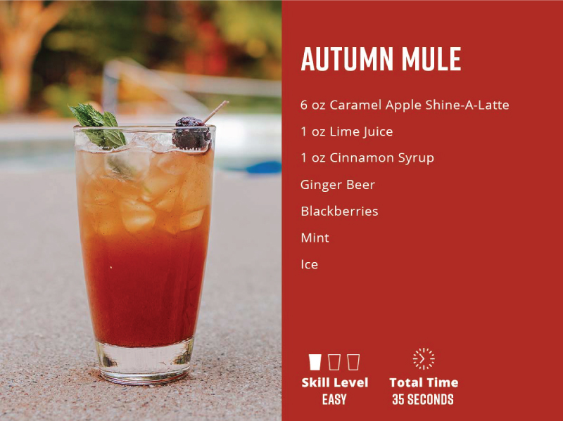 autumn mule sliding card