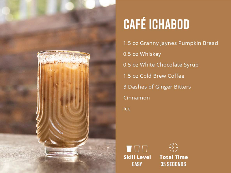 cafe ichabod sliding card