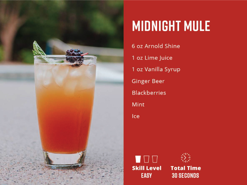 midnight mule sliding card