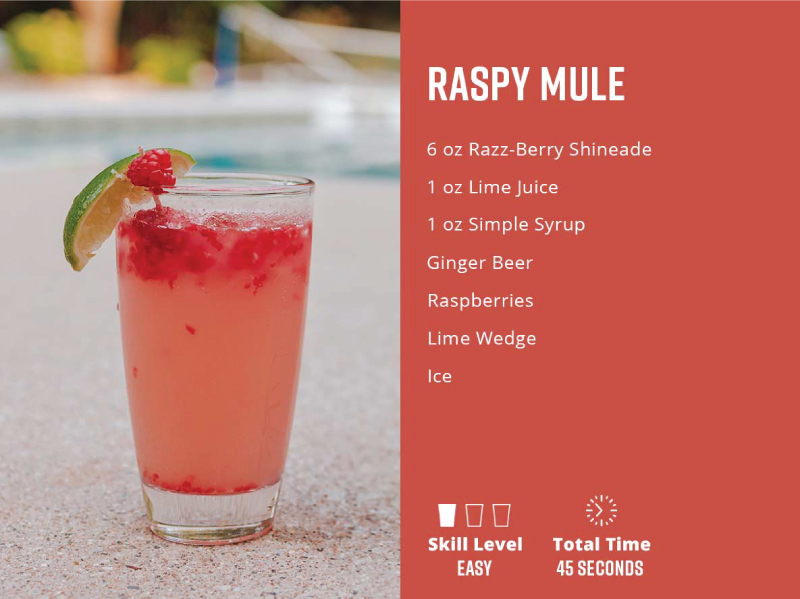 raspy mule sliding card