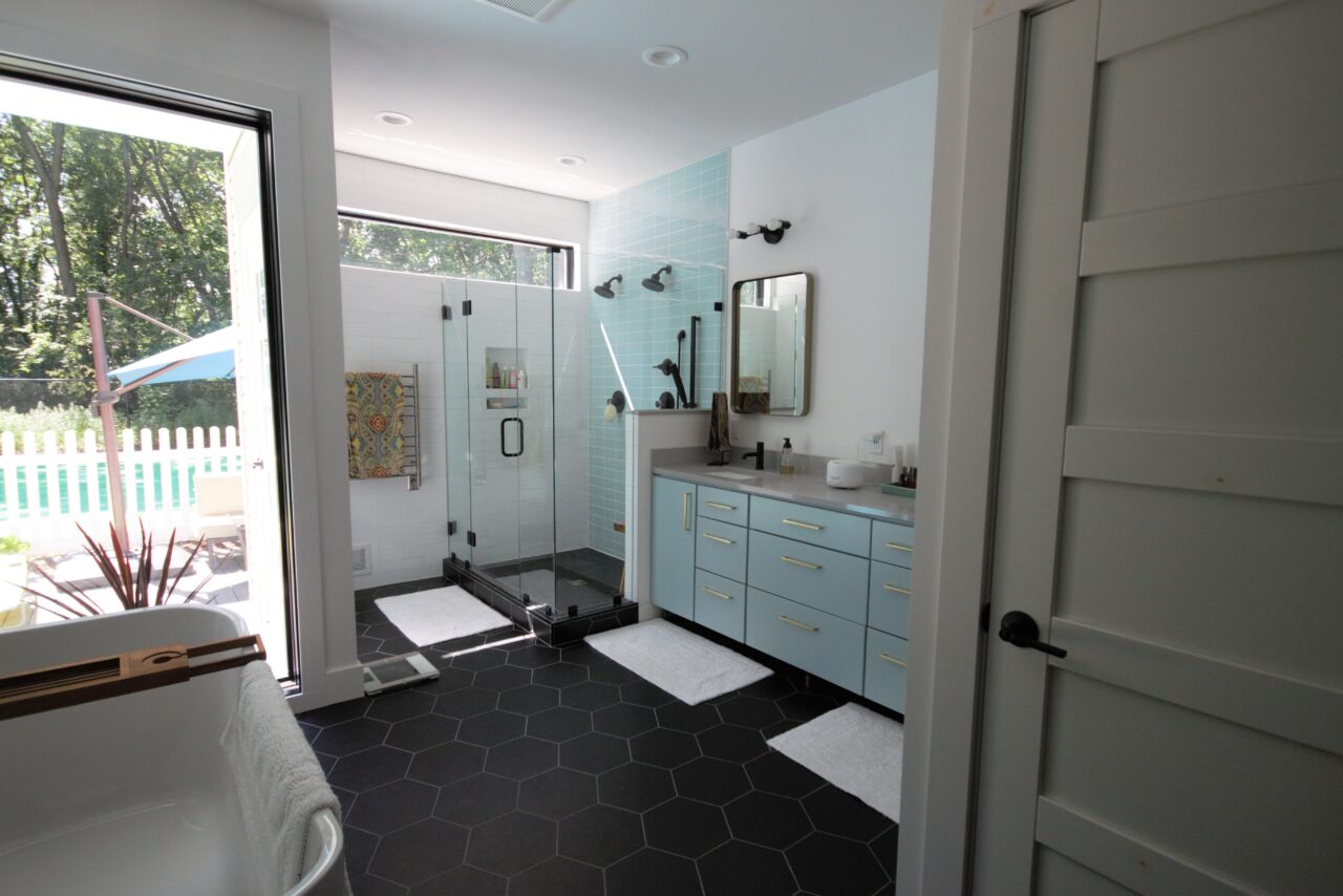 Custom Built Bathrooms Near Me - Straight Line Design