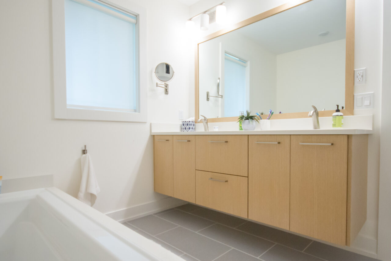 Custom Built Bathrooms Near Me - Straight Line Design