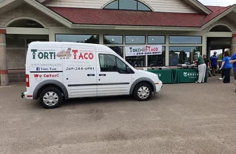 torti taco catering van