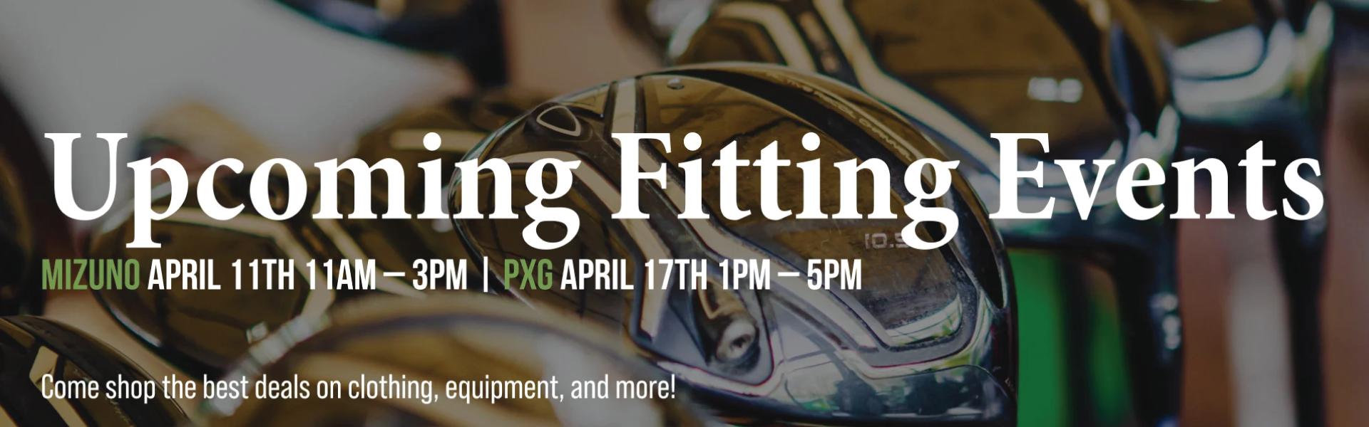 club fitting event banner